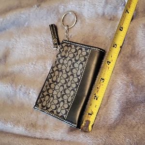 Coach Classic Logo card key holder
